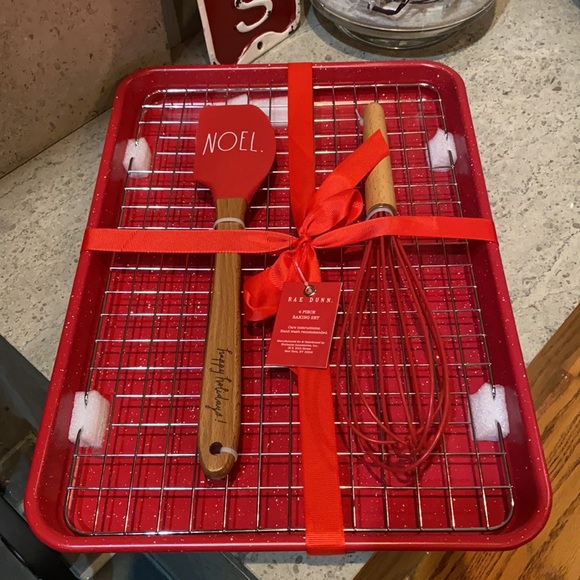 Rae Dunn “Noel” Spatula, Wisk and Baking Pan Set. - Picture 1 of 7